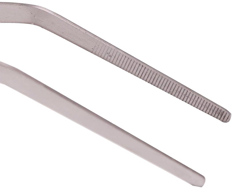 FEITA Extra Long 15 Inch Tweezer Stainless Steel Curved Tip for Aquarium Fishtank Aquascaping Tools, Aquarium Fishtank, Mega Reptile Feeding Tongs - Image 5
